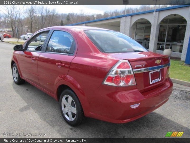 Sport Red / Charcoal 2011 Chevrolet Aveo LT Sedan