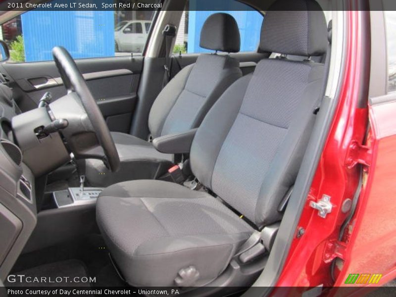 Sport Red / Charcoal 2011 Chevrolet Aveo LT Sedan
