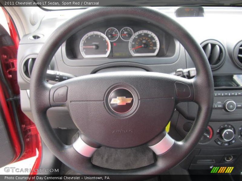 Sport Red / Charcoal 2011 Chevrolet Aveo LT Sedan