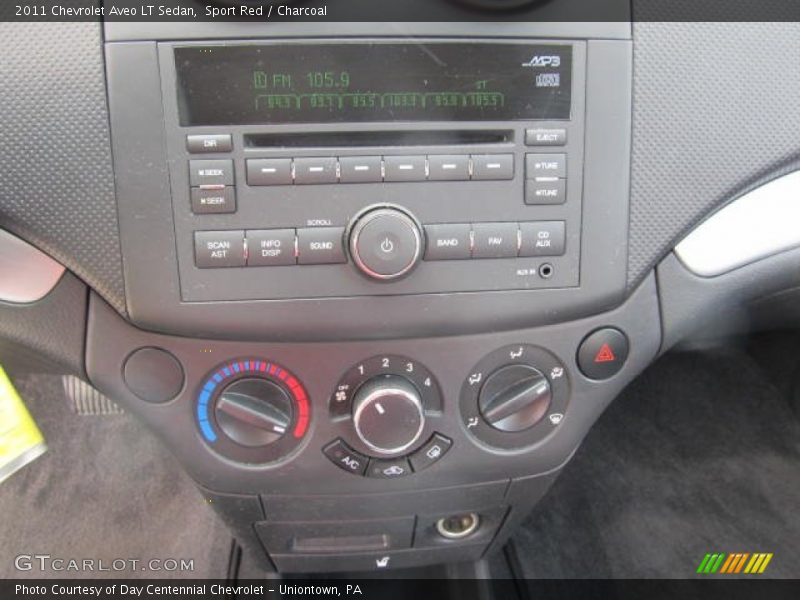 Sport Red / Charcoal 2011 Chevrolet Aveo LT Sedan