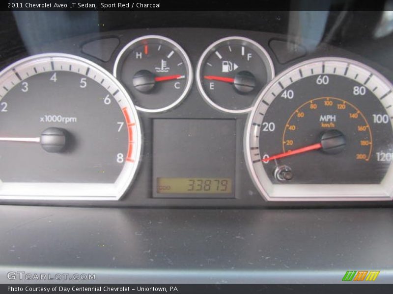 Sport Red / Charcoal 2011 Chevrolet Aveo LT Sedan