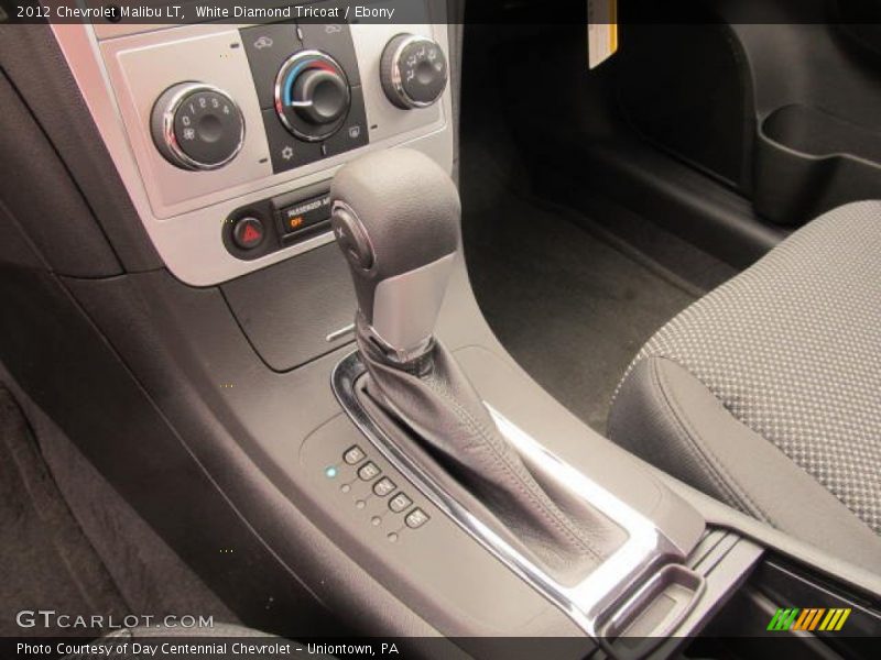 White Diamond Tricoat / Ebony 2012 Chevrolet Malibu LT