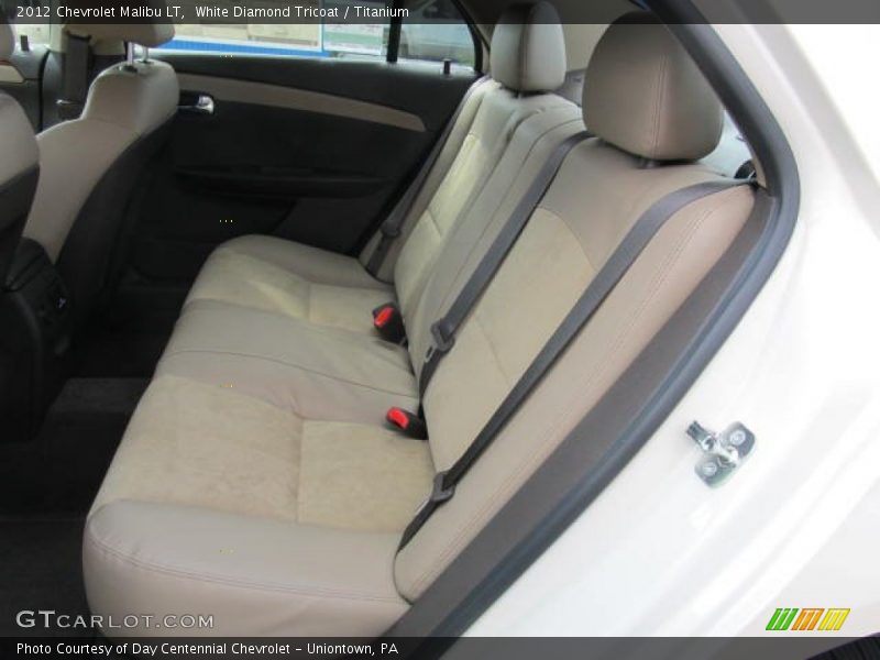 White Diamond Tricoat / Titanium 2012 Chevrolet Malibu LT