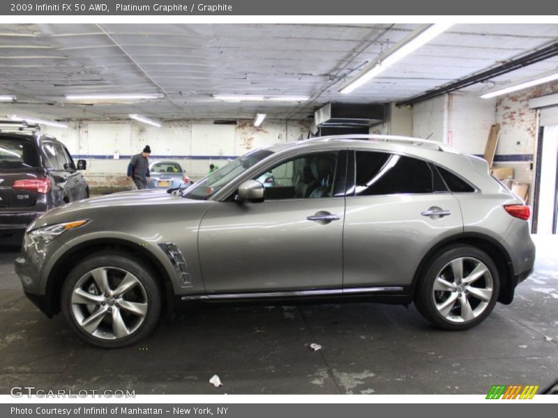 Platinum Graphite / Graphite 2009 Infiniti FX 50 AWD