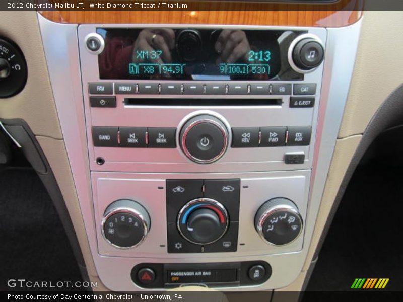 White Diamond Tricoat / Titanium 2012 Chevrolet Malibu LT