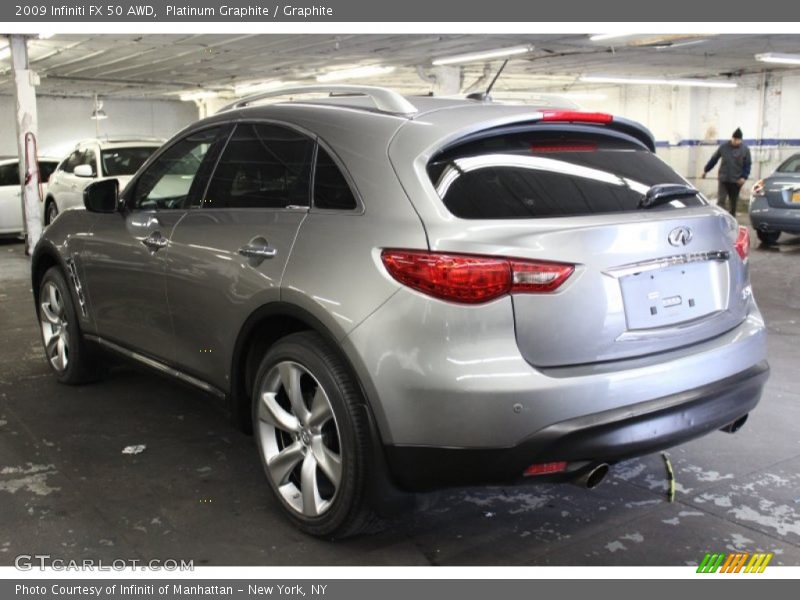 Platinum Graphite / Graphite 2009 Infiniti FX 50 AWD