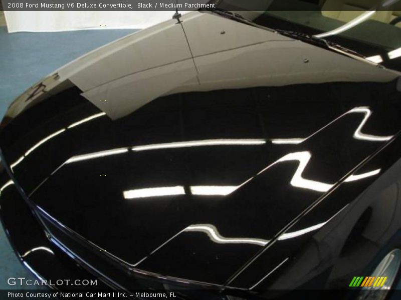 Black / Medium Parchment 2008 Ford Mustang V6 Deluxe Convertible