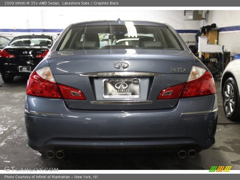 Lakeshore Slate / Graphite Black 2009 Infiniti M 35x AWD Sedan