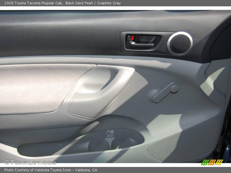 Black Sand Pearl / Graphite Gray 2009 Toyota Tacoma Regular Cab
