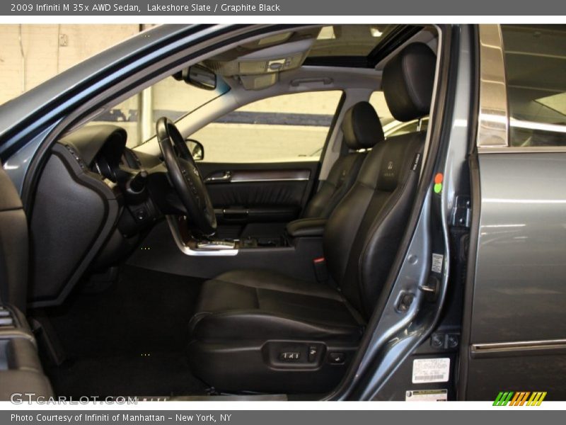 Lakeshore Slate / Graphite Black 2009 Infiniti M 35x AWD Sedan