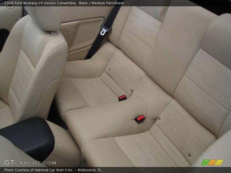 Black / Medium Parchment 2008 Ford Mustang V6 Deluxe Convertible