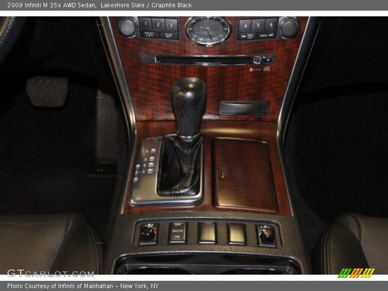 Lakeshore Slate / Graphite Black 2009 Infiniti M 35x AWD Sedan