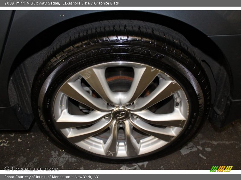 Lakeshore Slate / Graphite Black 2009 Infiniti M 35x AWD Sedan