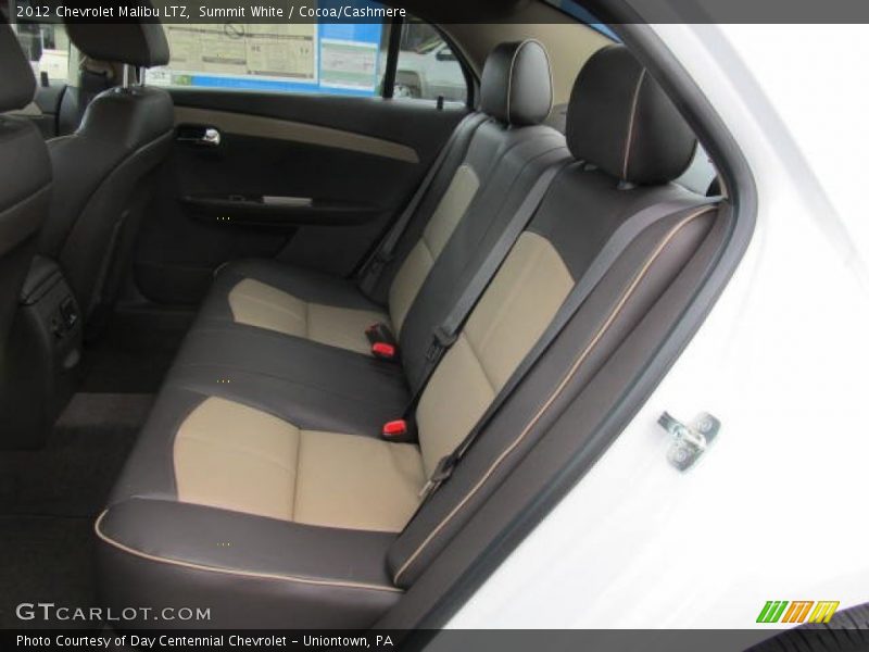 Summit White / Cocoa/Cashmere 2012 Chevrolet Malibu LTZ