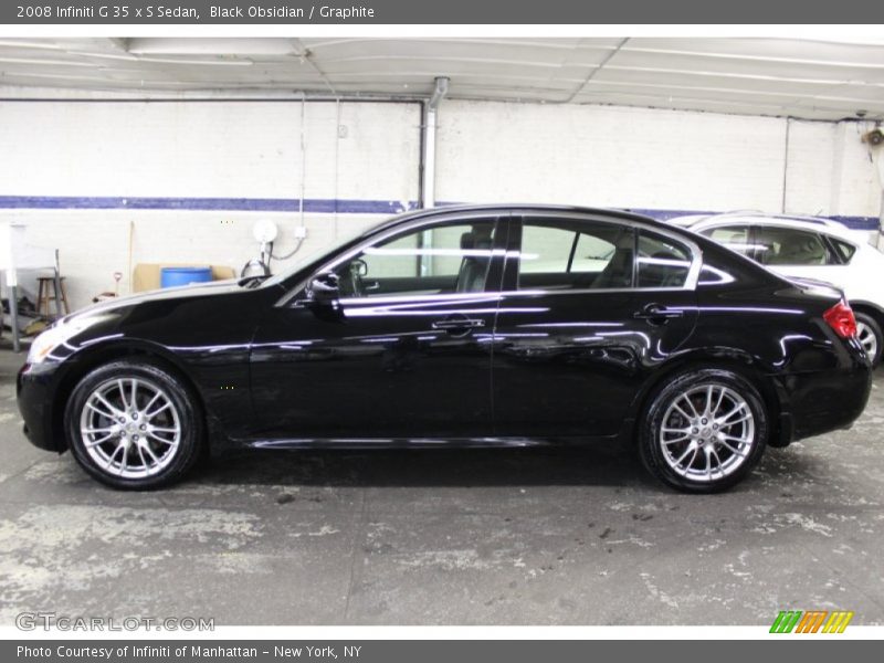 Black Obsidian / Graphite 2008 Infiniti G 35 x S Sedan