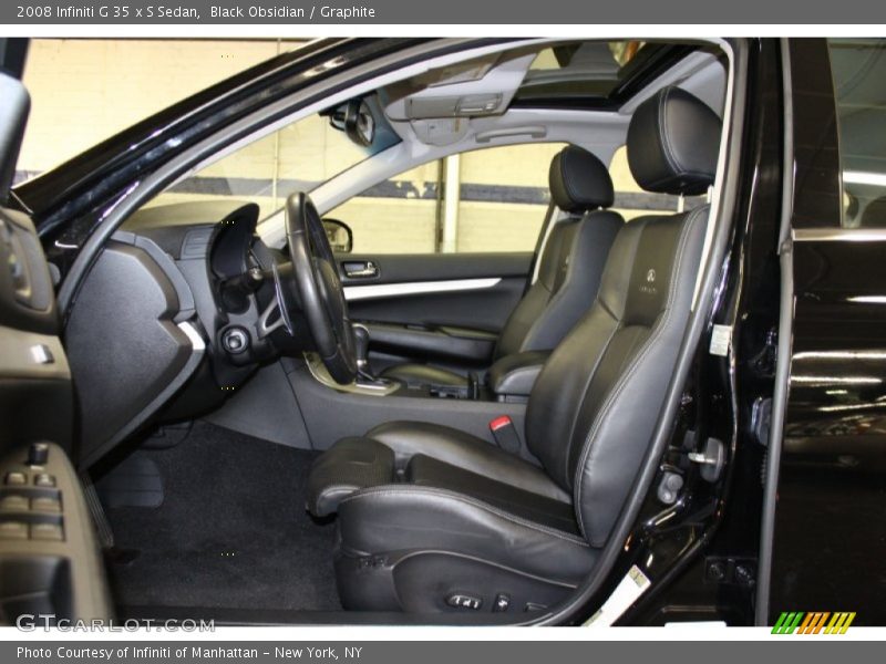 Black Obsidian / Graphite 2008 Infiniti G 35 x S Sedan