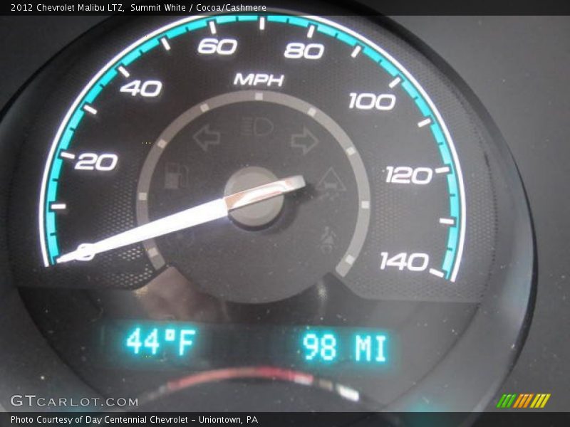 Summit White / Cocoa/Cashmere 2012 Chevrolet Malibu LTZ