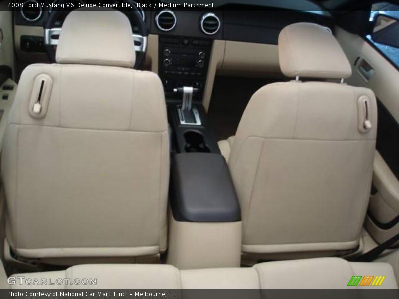Black / Medium Parchment 2008 Ford Mustang V6 Deluxe Convertible