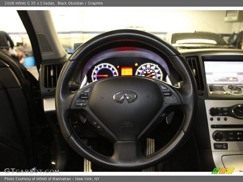 Black Obsidian / Graphite 2008 Infiniti G 35 x S Sedan