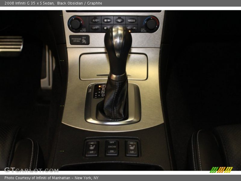 Black Obsidian / Graphite 2008 Infiniti G 35 x S Sedan