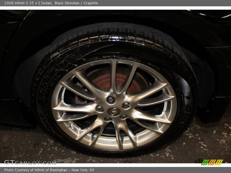 Black Obsidian / Graphite 2008 Infiniti G 35 x S Sedan
