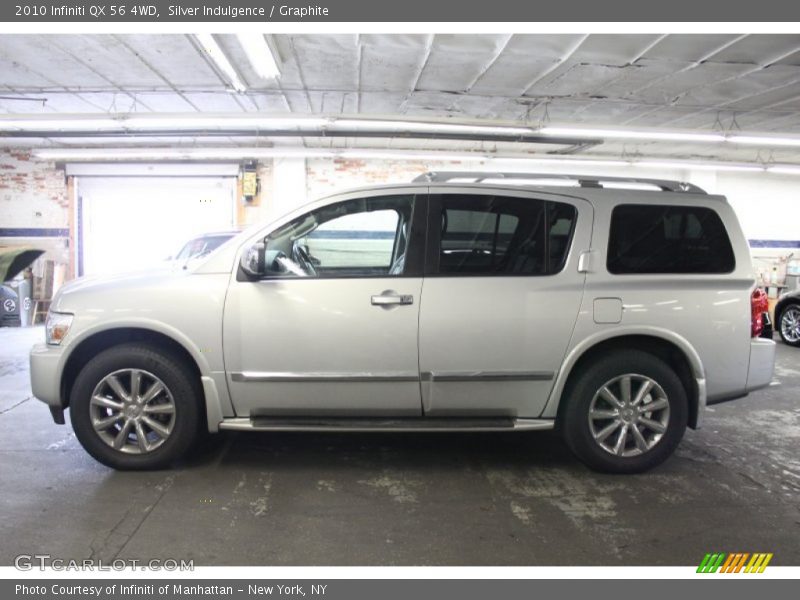 Silver Indulgence / Graphite 2010 Infiniti QX 56 4WD