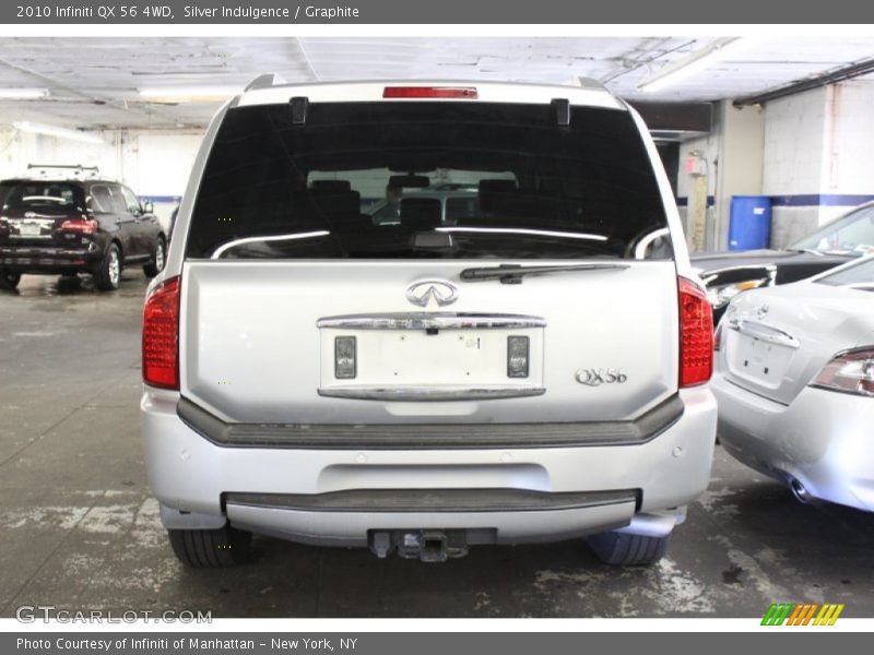 Silver Indulgence / Graphite 2010 Infiniti QX 56 4WD