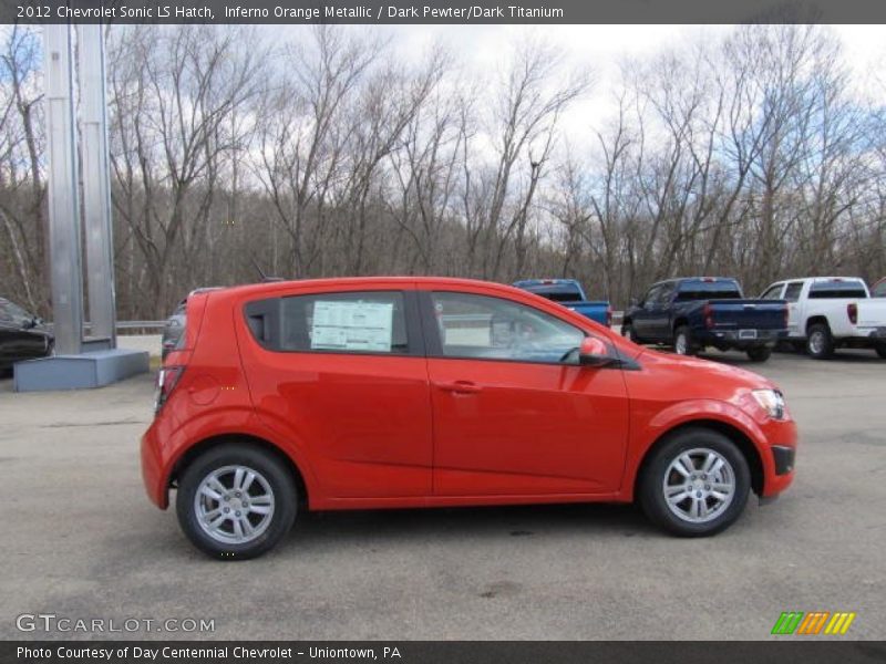  2012 Sonic LS Hatch Inferno Orange Metallic
