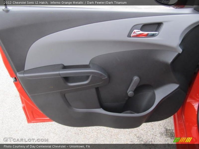 Inferno Orange Metallic / Dark Pewter/Dark Titanium 2012 Chevrolet Sonic LS Hatch