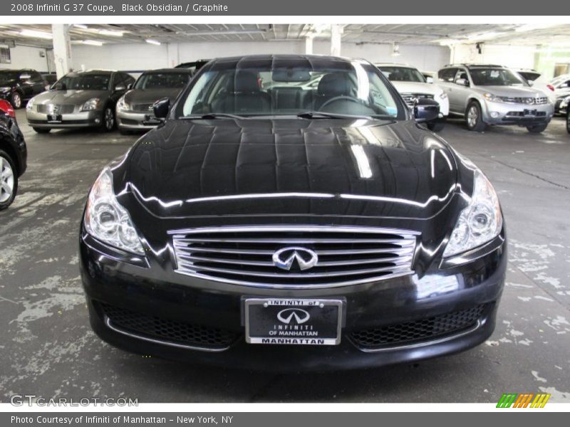 Black Obsidian / Graphite 2008 Infiniti G 37 Coupe