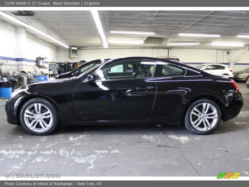 Black Obsidian / Graphite 2008 Infiniti G 37 Coupe