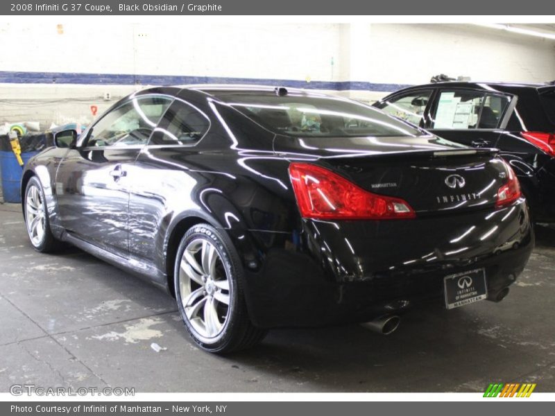 Black Obsidian / Graphite 2008 Infiniti G 37 Coupe