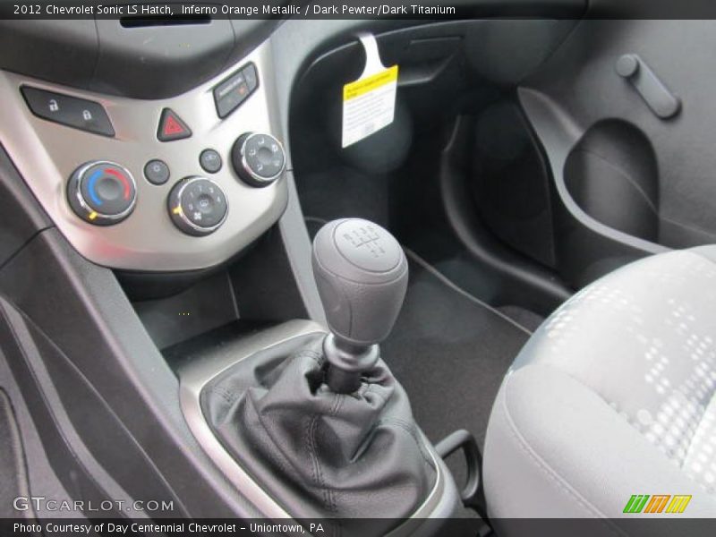  2012 Sonic LS Hatch 5 Speed Manual Shifter