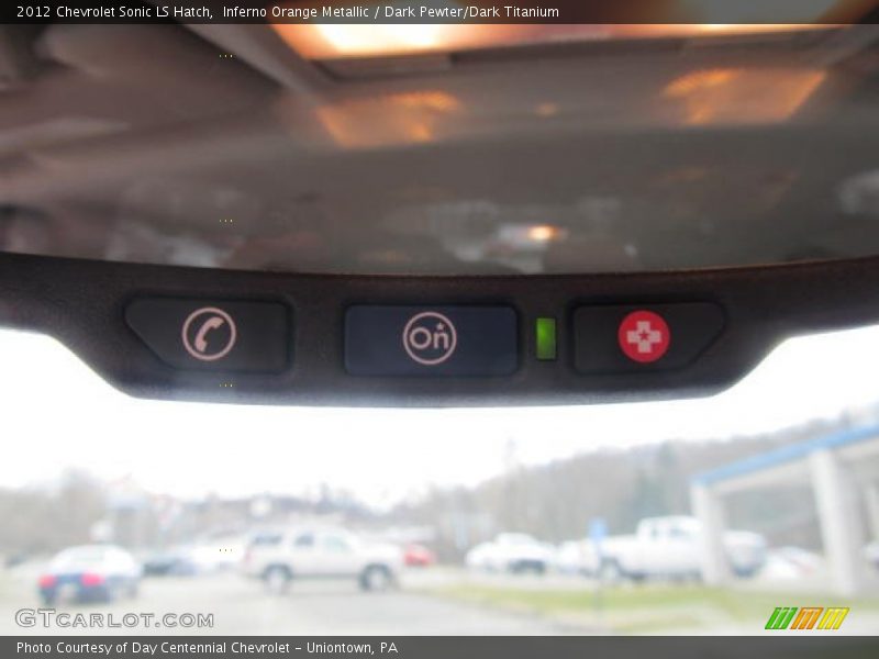 Inferno Orange Metallic / Dark Pewter/Dark Titanium 2012 Chevrolet Sonic LS Hatch