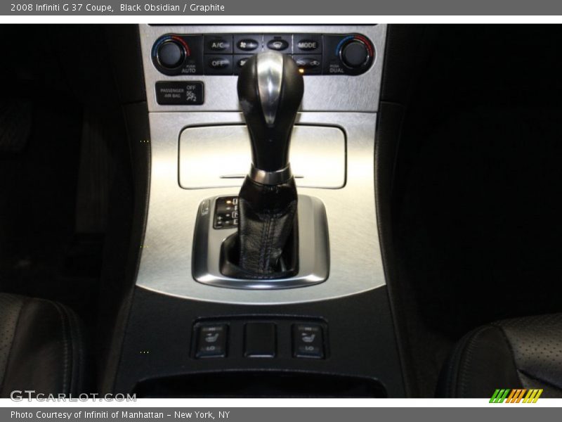 Black Obsidian / Graphite 2008 Infiniti G 37 Coupe