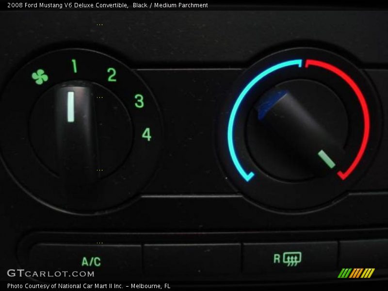 Black / Medium Parchment 2008 Ford Mustang V6 Deluxe Convertible