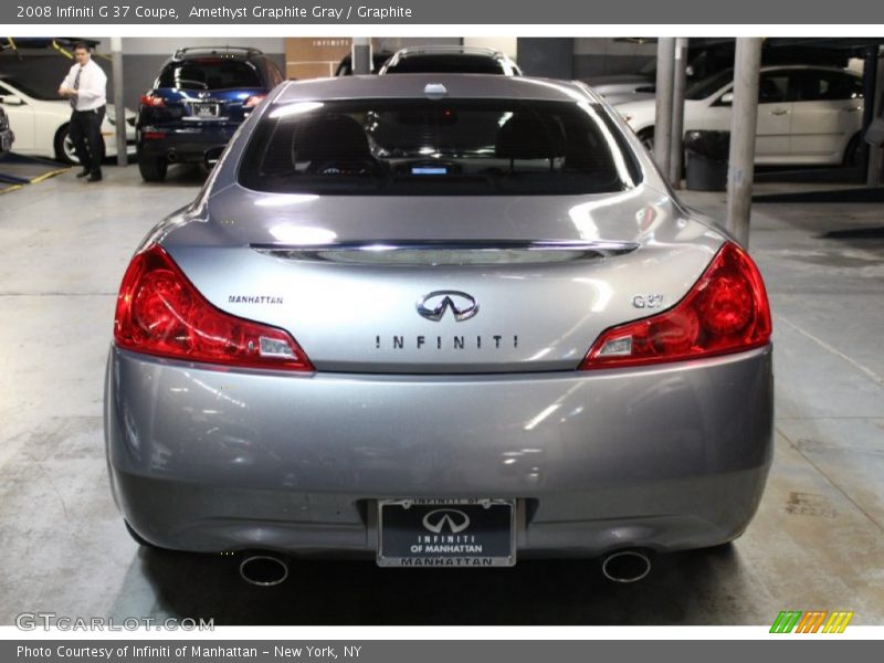 Amethyst Graphite Gray / Graphite 2008 Infiniti G 37 Coupe