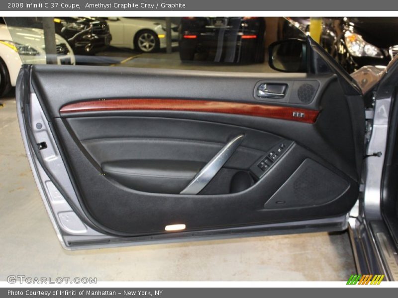 Amethyst Graphite Gray / Graphite 2008 Infiniti G 37 Coupe