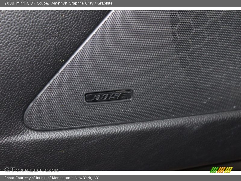 Amethyst Graphite Gray / Graphite 2008 Infiniti G 37 Coupe