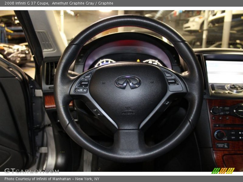 Amethyst Graphite Gray / Graphite 2008 Infiniti G 37 Coupe