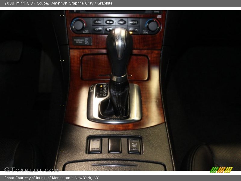 Amethyst Graphite Gray / Graphite 2008 Infiniti G 37 Coupe