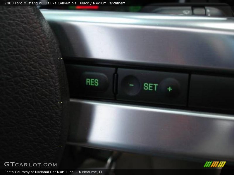 Black / Medium Parchment 2008 Ford Mustang V6 Deluxe Convertible