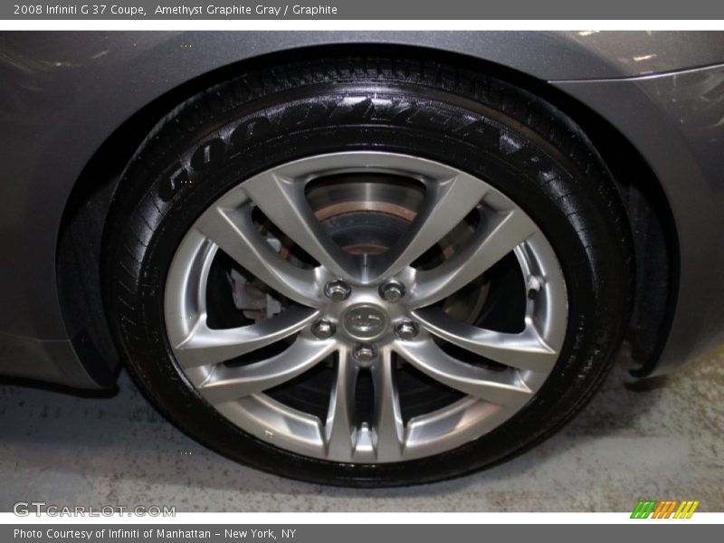 Amethyst Graphite Gray / Graphite 2008 Infiniti G 37 Coupe