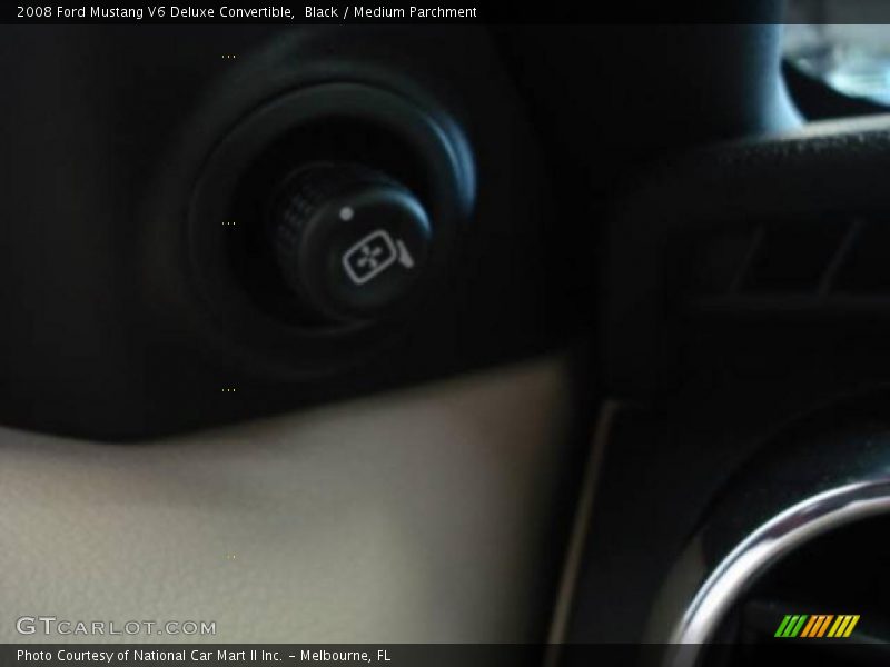Black / Medium Parchment 2008 Ford Mustang V6 Deluxe Convertible