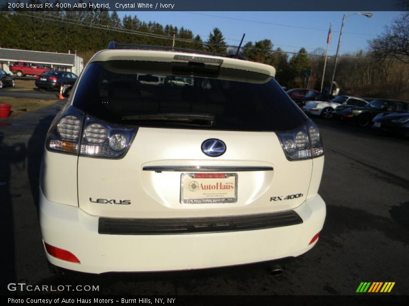 Crystal White / Ivory 2008 Lexus RX 400h AWD Hybrid