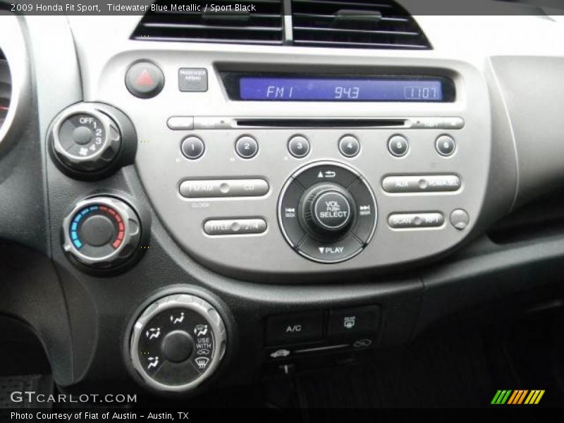 Controls of 2009 Fit Sport
