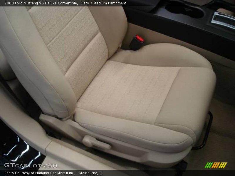 Black / Medium Parchment 2008 Ford Mustang V6 Deluxe Convertible
