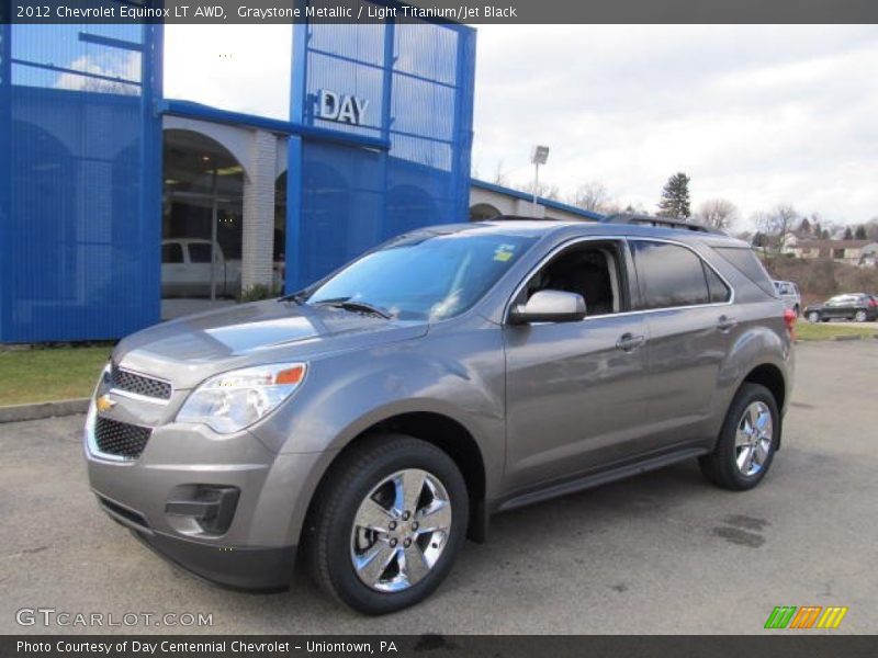 Graystone Metallic / Light Titanium/Jet Black 2012 Chevrolet Equinox LT AWD