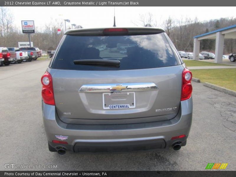 Graystone Metallic / Light Titanium/Jet Black 2012 Chevrolet Equinox LT AWD