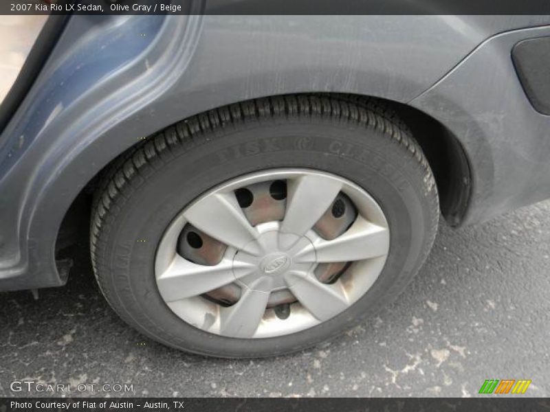 Olive Gray / Beige 2007 Kia Rio LX Sedan